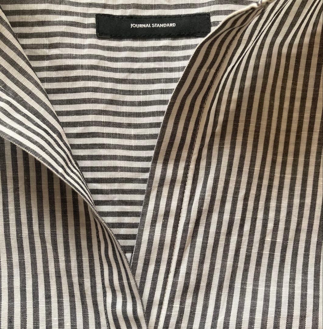 【美品】JOURNAL STANDARD リネンコットン スキッパーシャツ