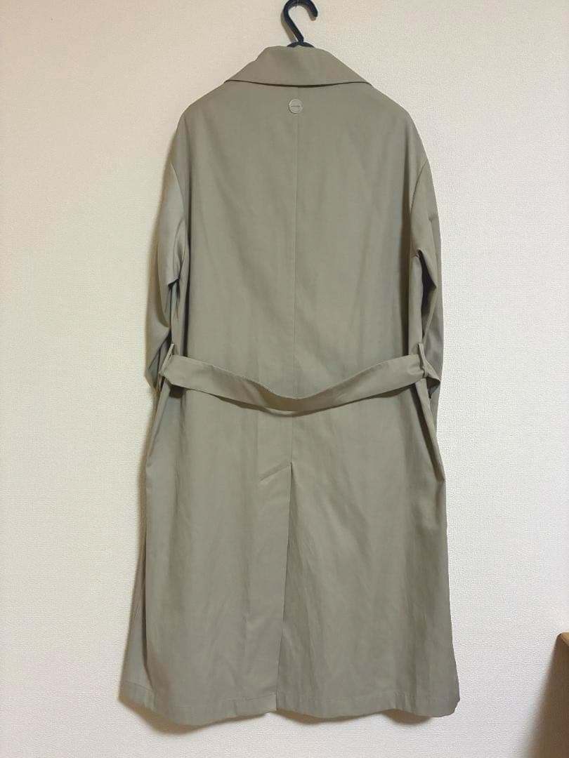 hevo ベージュ ロングトレンチコート　0105-0STU717