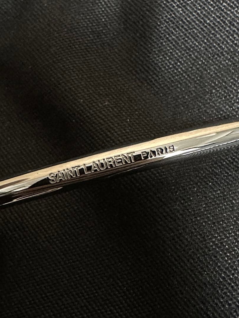 【美品】SAINT LAURENT チューブチェーンブレスレット　メンズ