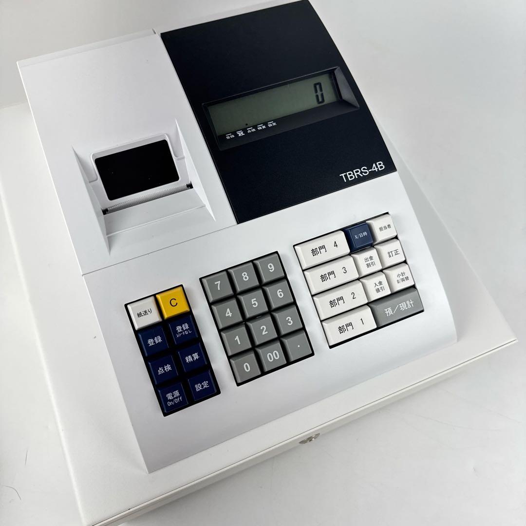 テンボスレジスター　TBRS-4B ロール紙4個　業務用