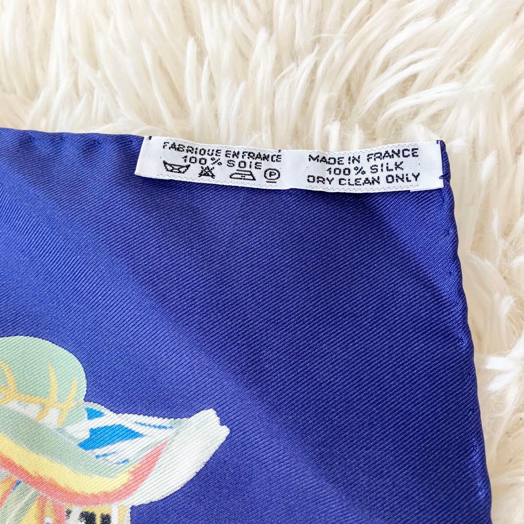 【未使用級】 エルメス スカーフ カレ90 ゼブラ アニマル