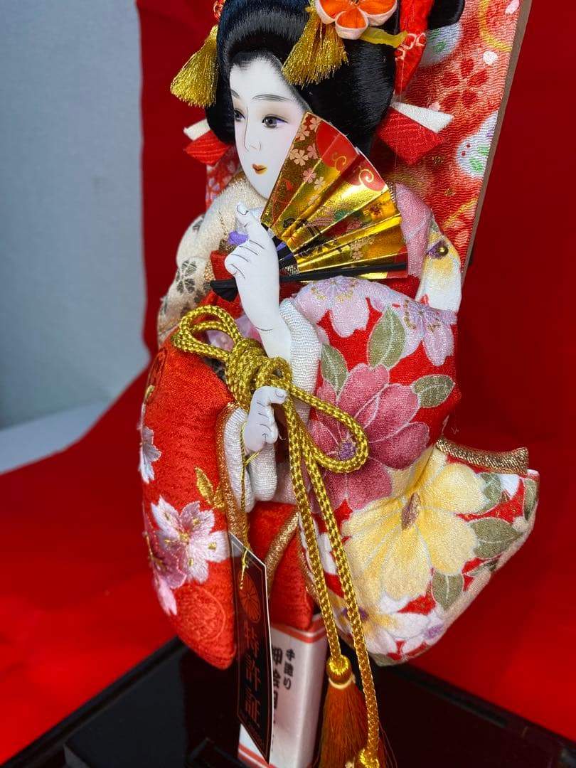 羽子板ガラスケース８号・サイズ間口約２２×奥行約１７×高さ約３５㎝・小さいサイズ