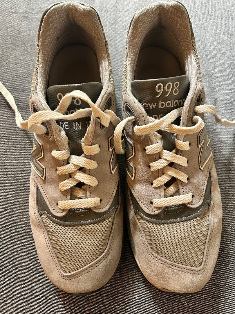 New Balance 998 グレー スニーカー