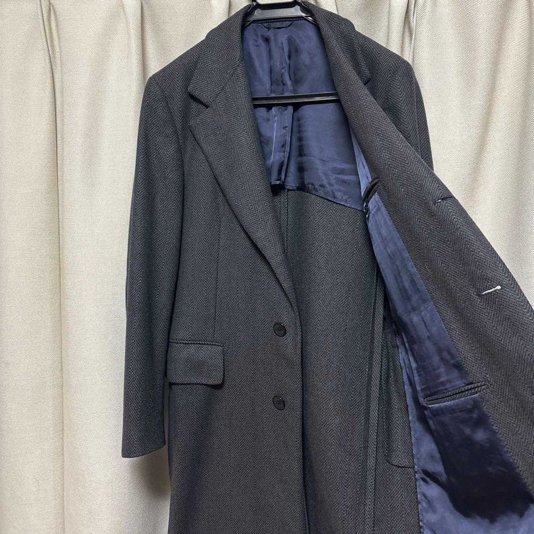 モモンガ様　Belvest極上ウール100％ チェスターコート 48 イタリア製