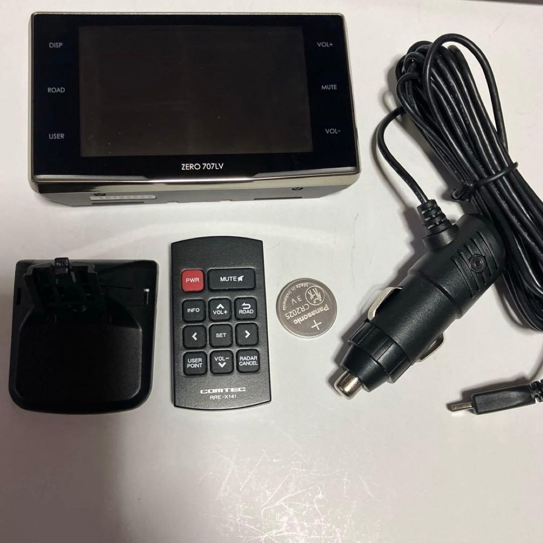 【コムテックレコーダー探知機. ZERO−707LV】【タッチパネル.リモコン】