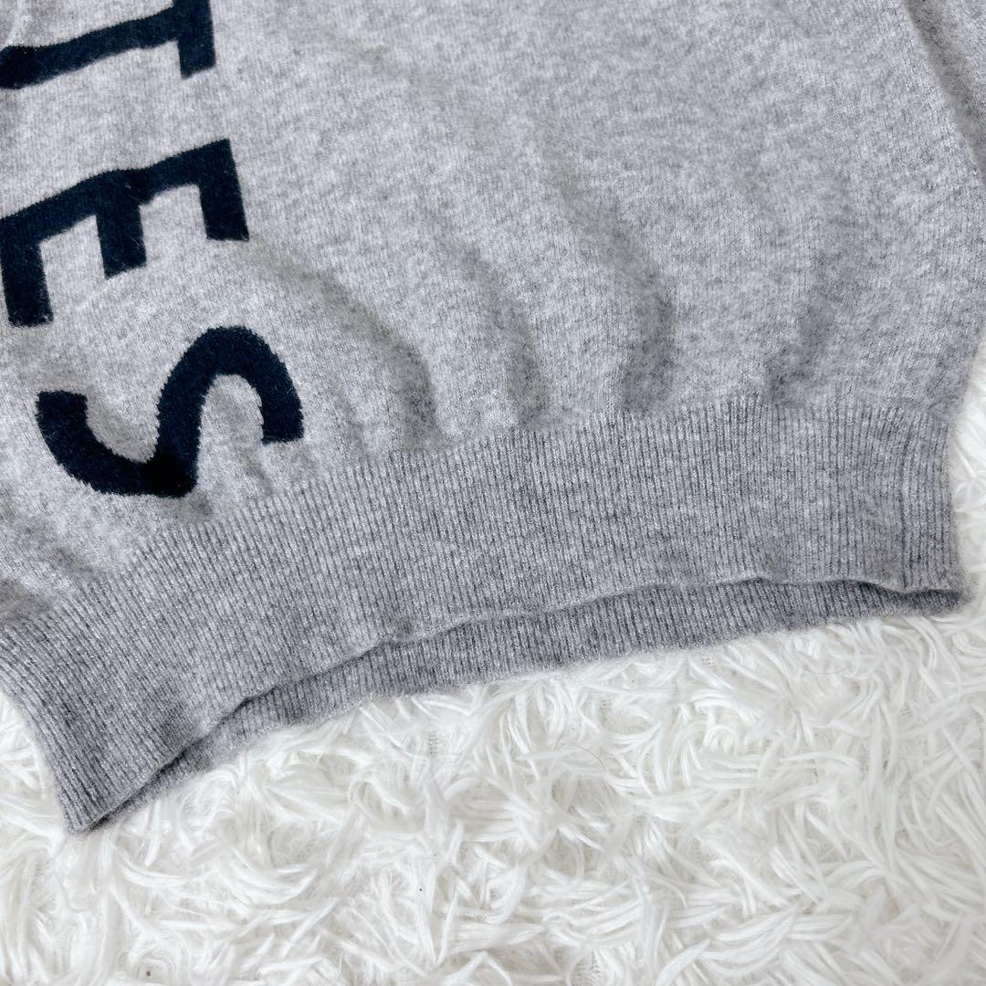 パーリーゲイツ カシミヤ100% ロゴ　ニット M セーター　クルーネック