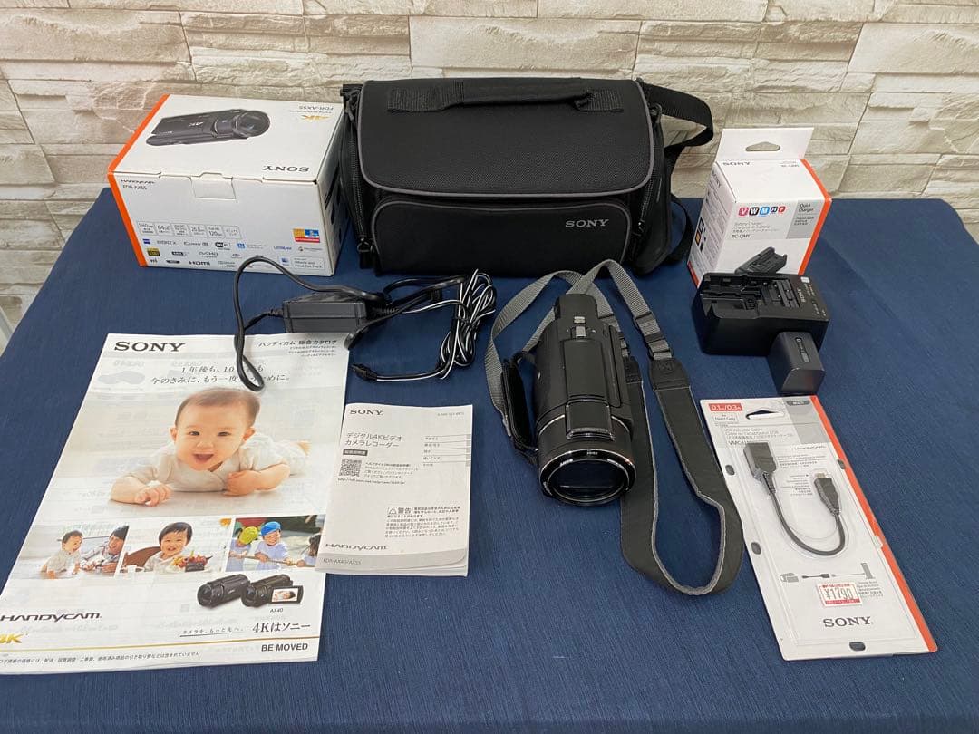 SONY handycam FDR-AX55 4kビデオカメラ