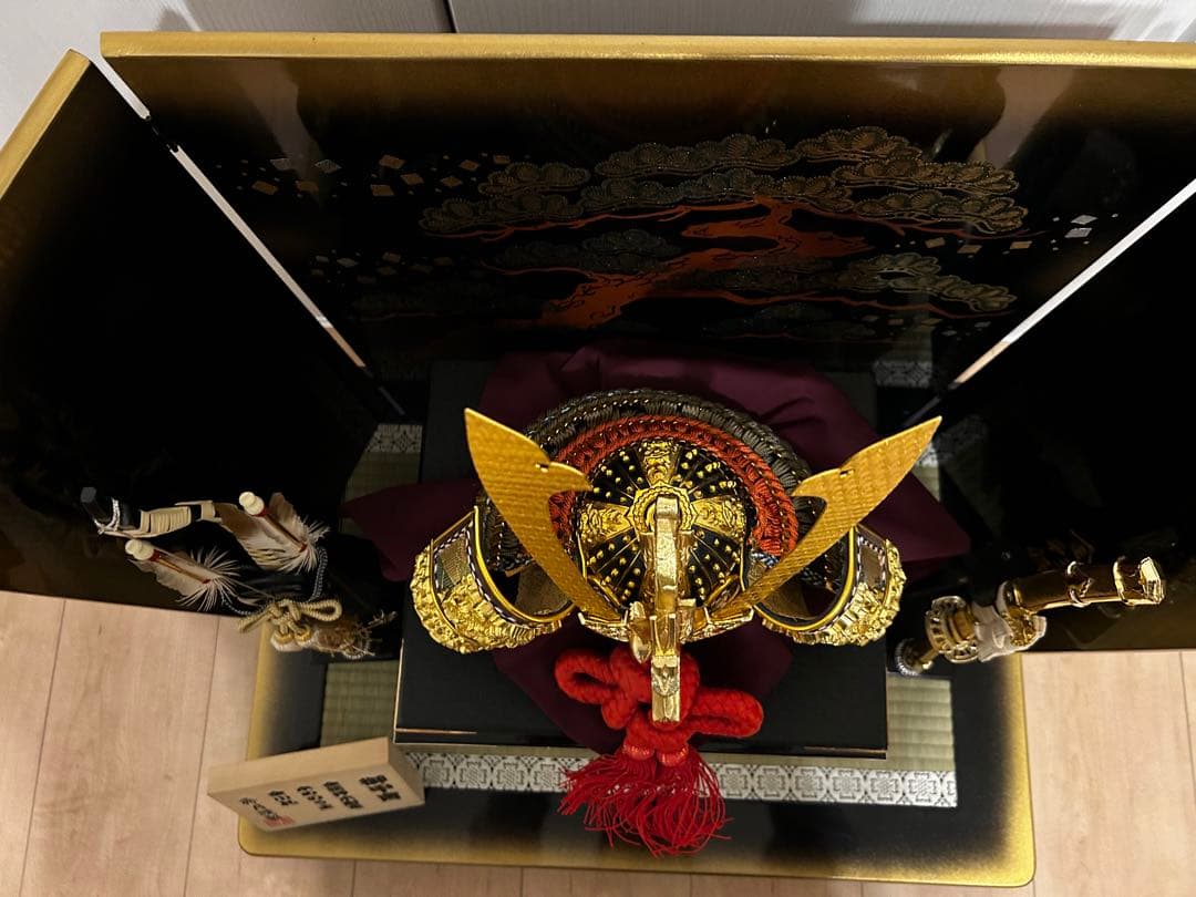 （美品）兜飾り中古一式　五月人形　兜