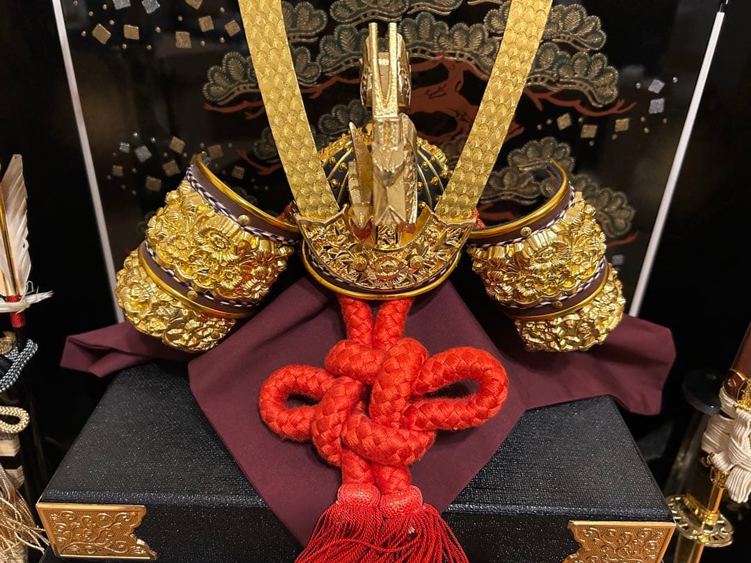 （美品）兜飾り中古一式　五月人形　兜