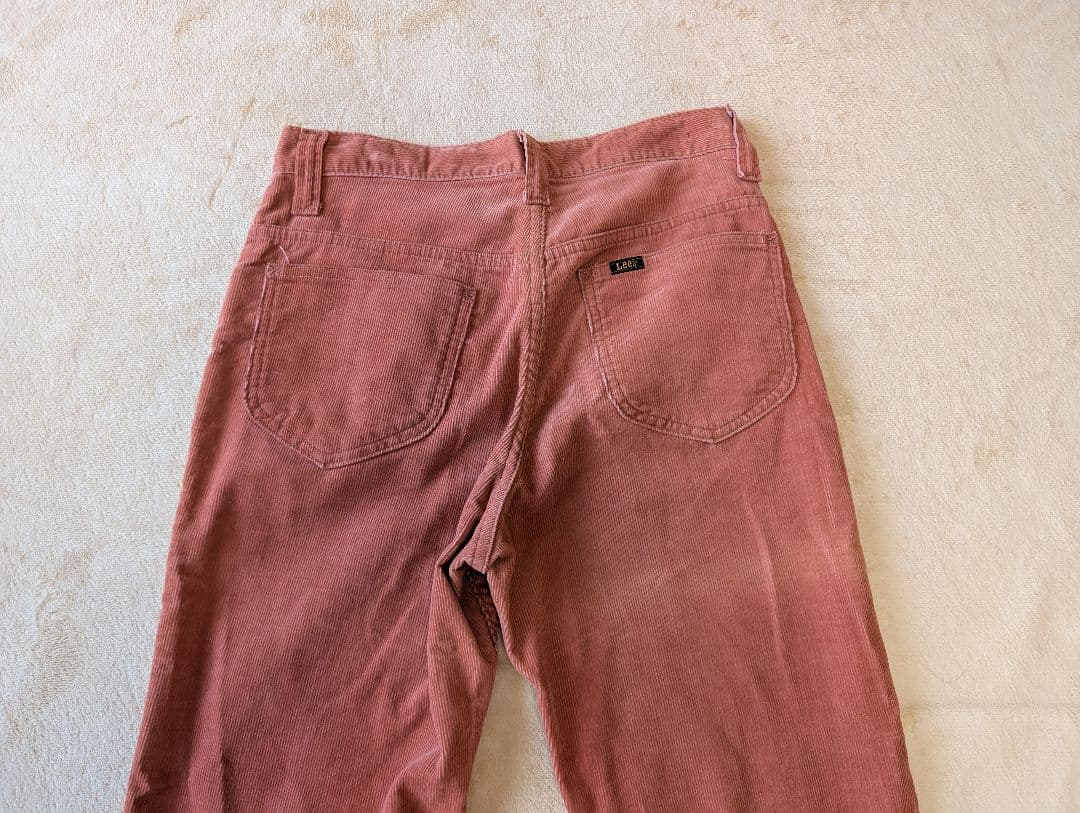 70s Lee　サーモンピンク　コーデュロイパンツ