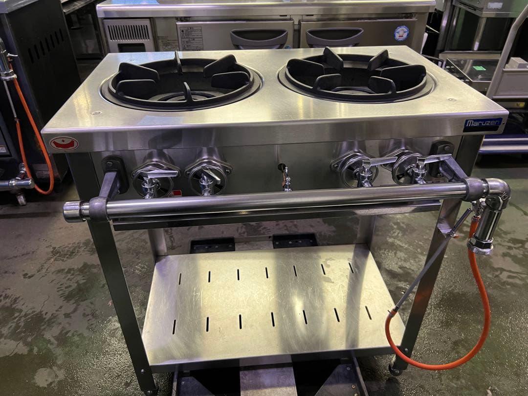 マルゼン2口ガステーブル 2022年 都市ガス