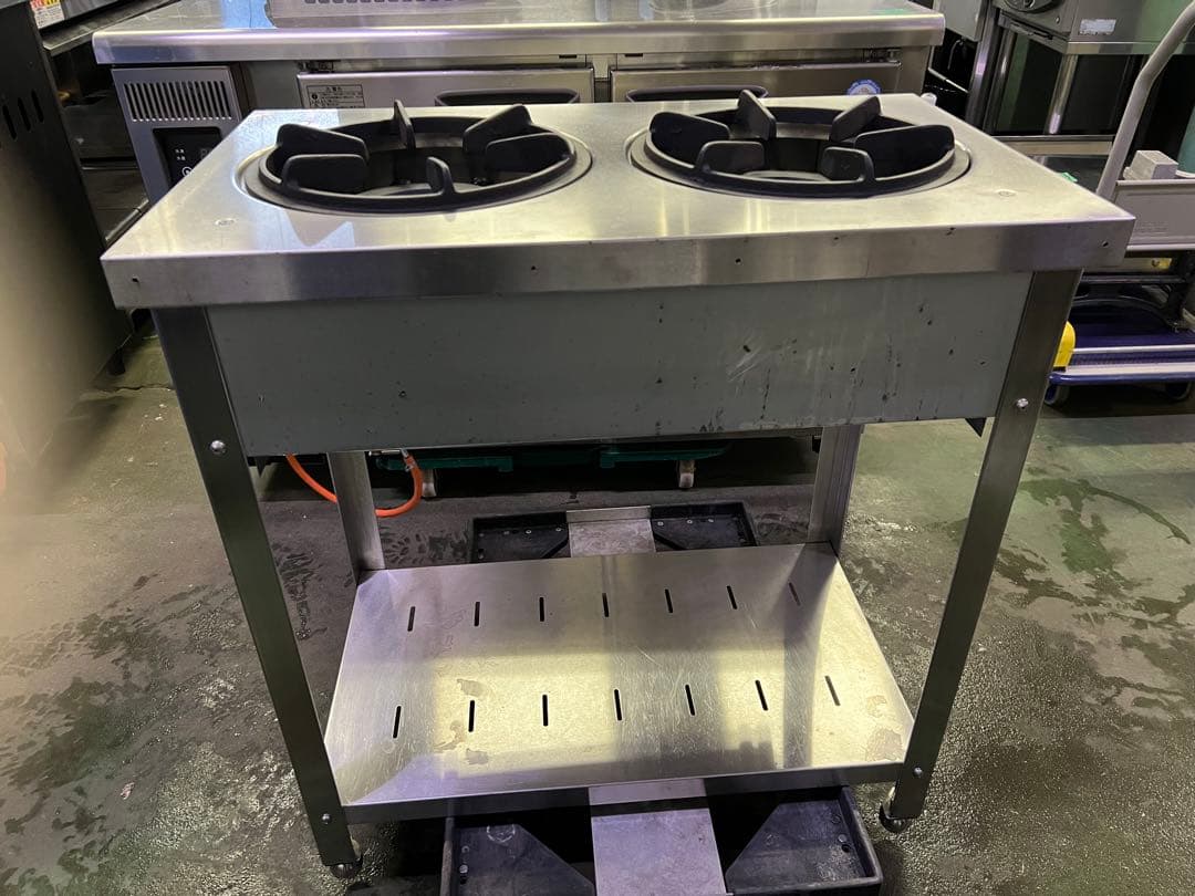 マルゼン2口ガステーブル 2022年 都市ガス