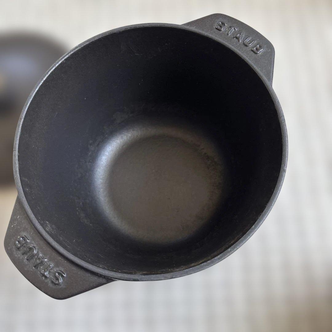 staub ストウブ ラ ココット de GOHAN ブラック M 16cm