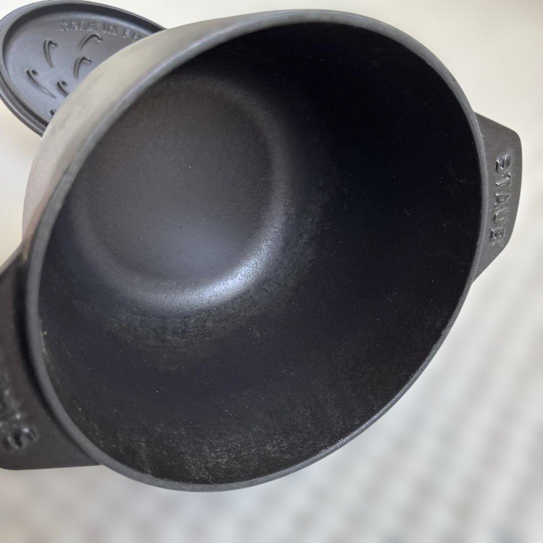 staub ストウブ ラ ココット de GOHAN ブラック M 16cm