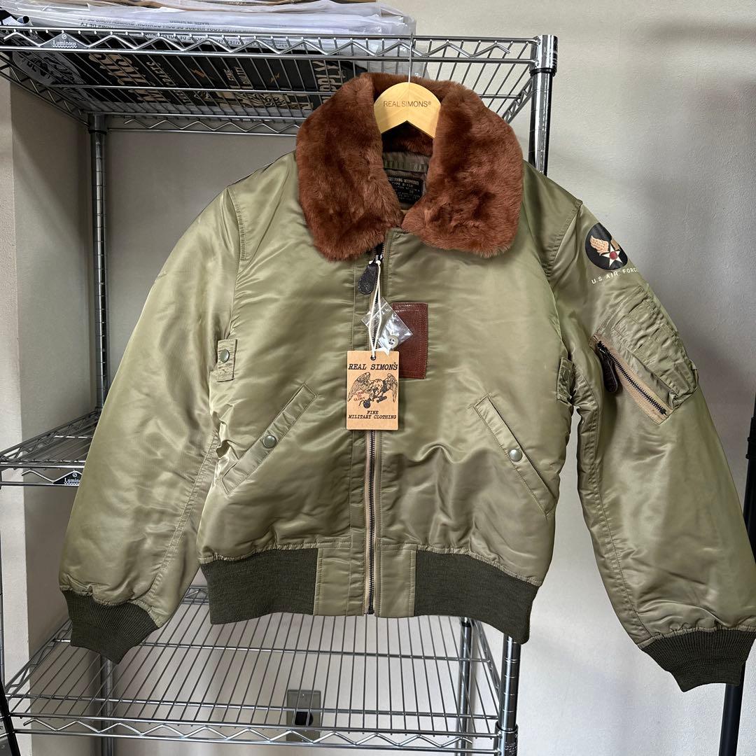 希少 B-15B 初期型 復刻 MA-1 no.3220規格 馬革38（M）