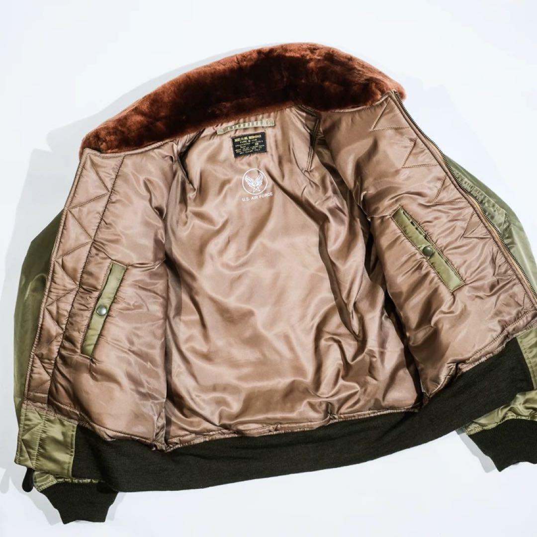 希少 B-15B 初期型 復刻 MA-1 no.3220規格 馬革38（M）