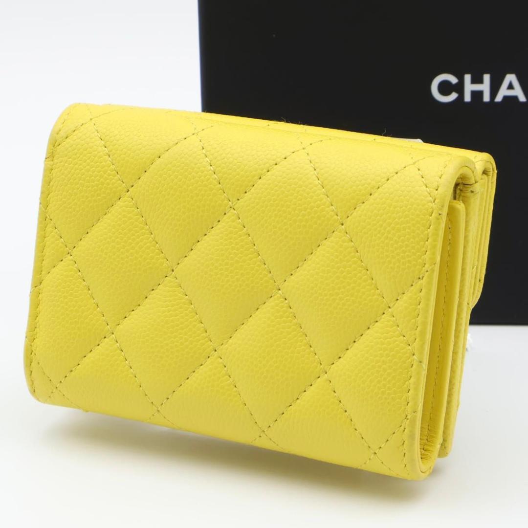 【超極美品】CHANEL タイムレスクラシック　三つ折り財布　マトラッセ