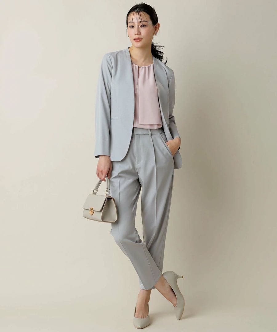 あずき＊スマートビューティストレッチ セットアップ・テーラードジャケット