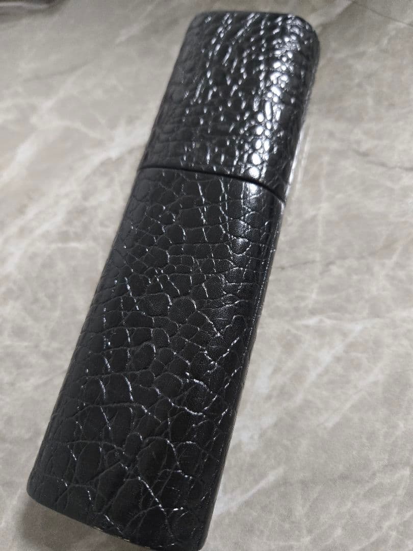 モンブラン　MONTBLANC レザー 型押し　ペンケース ブラック　レア