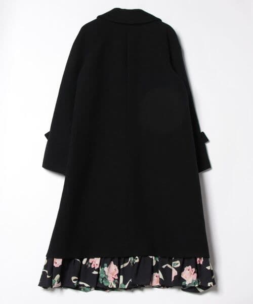 INGEBORG　インゲボルグ　ローズプリント使いロングコート