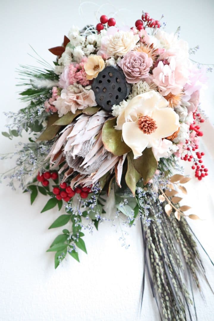 2026年ꕤ︎︎特大しめ縄飾りꕤ︎︎ドライフラワー スワッグ 2way