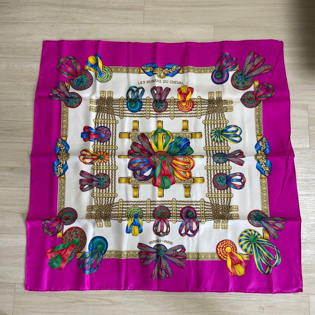 HERMES カレ90 GLES PUBANS DU CHEVAL 新品、未使用