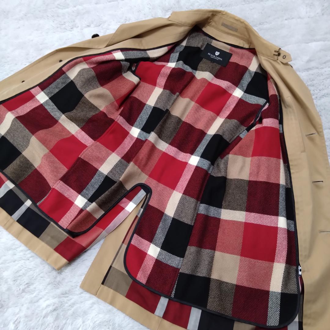 ブラックレーベルクレストブリッジ　トレンチコート　Ｌ　ライナーベルト　三陽商会