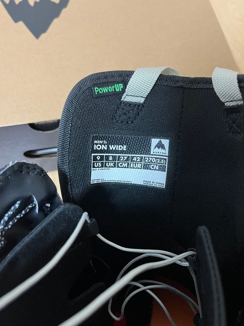 [新品未使用品] BURTON バートンion アイオン27cm ワイド