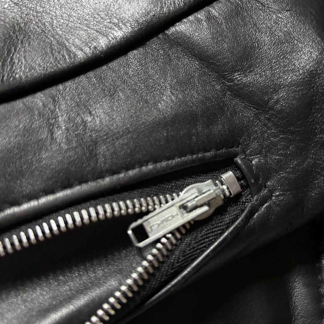 美品✨Schott USA製 ダブルライダース 硬革 38