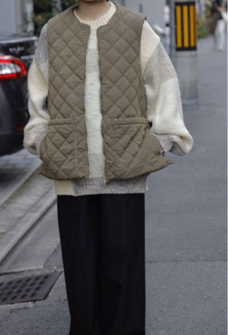 ジャケット・アウター YOKE 23AW QUILTING PADDED VEST