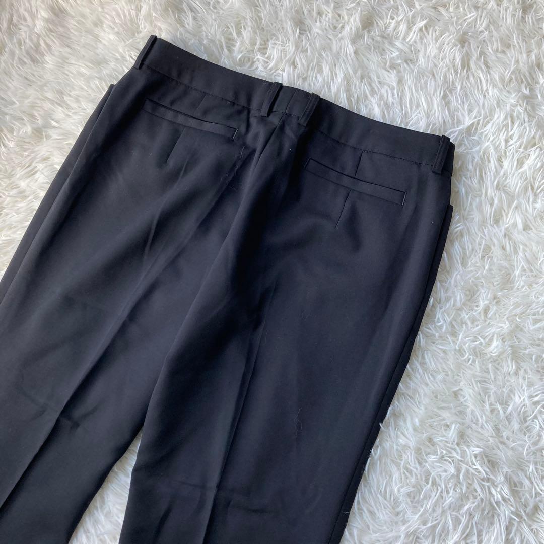 【特大・美品】 n line Precious フレアパンツスーツ 黒 19号