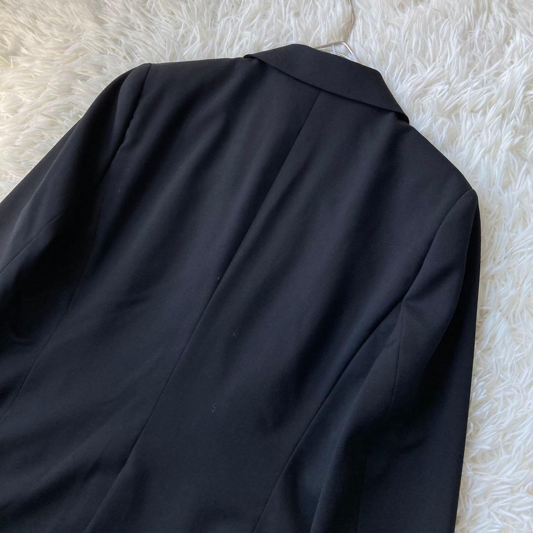 【特大・美品】 n line Precious フレアパンツスーツ 黒 19号