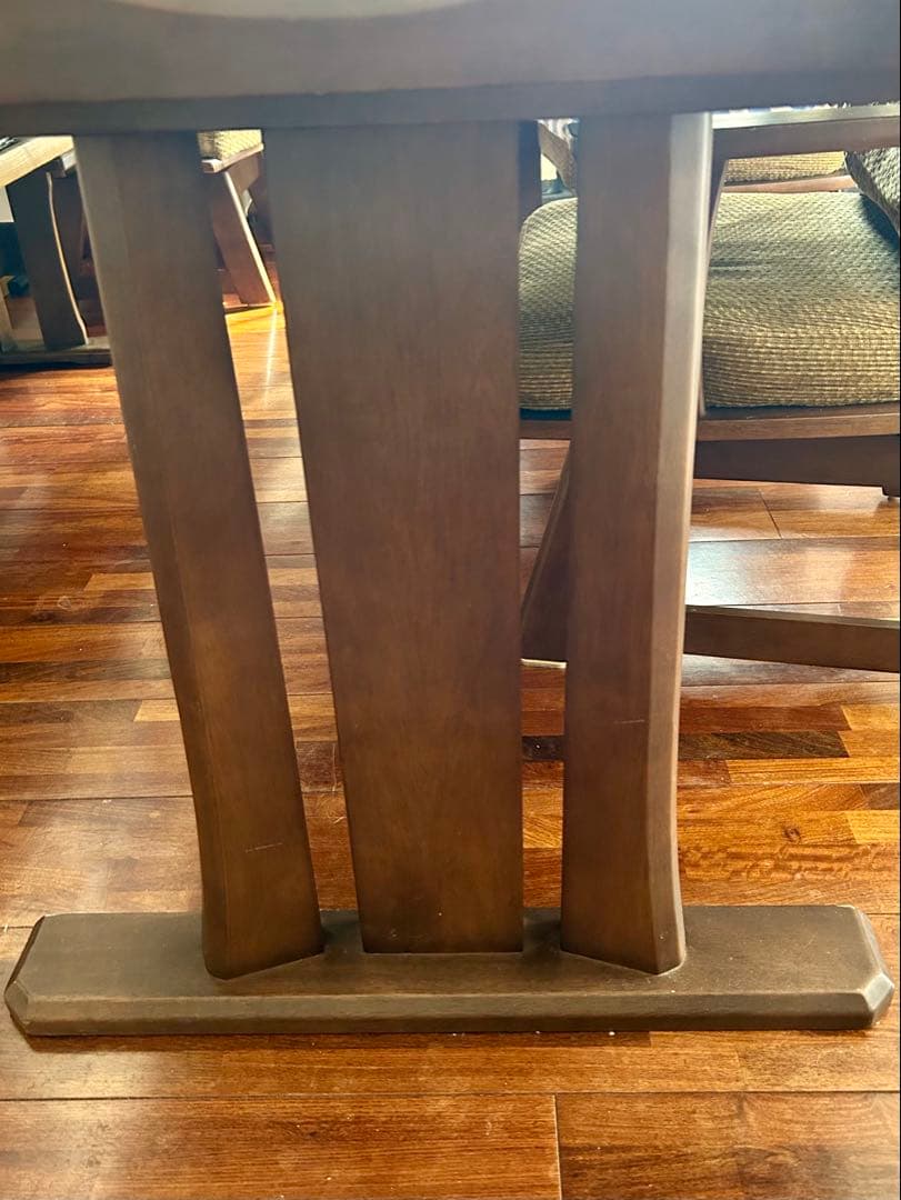 引き取り希望 木製ダイニングテーブルセット