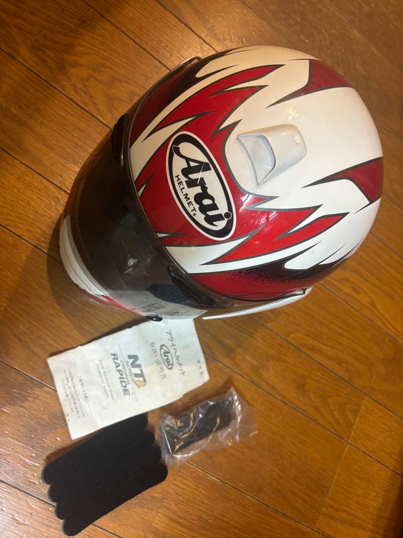 Arai フルフェイスヘルメット ホワイト/レッド