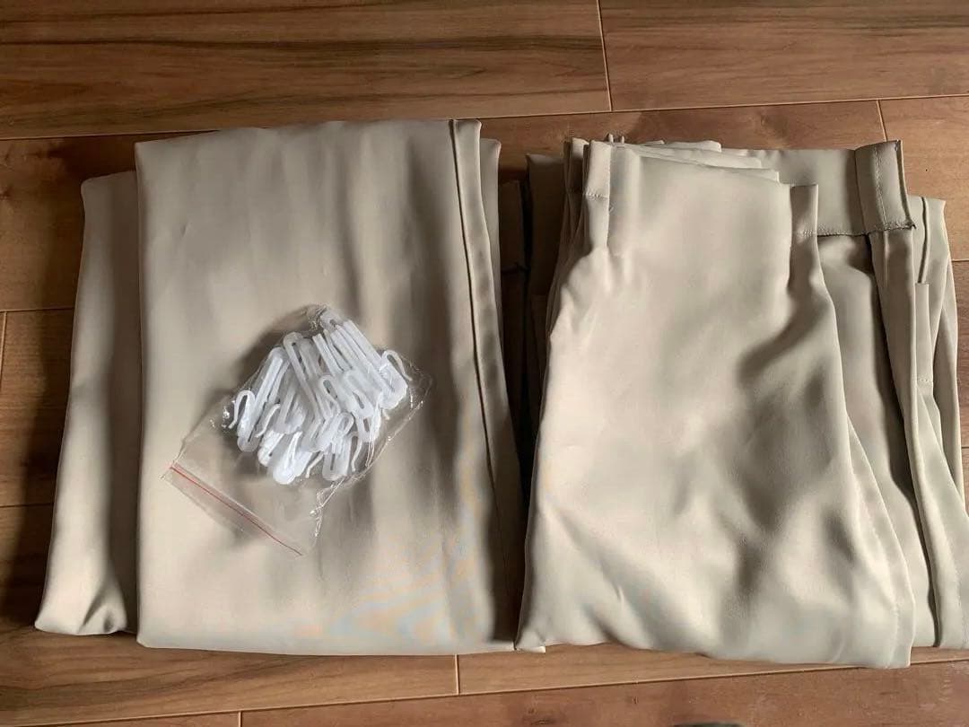 遮光カーテンレースカーテン 125×200×2枚セット