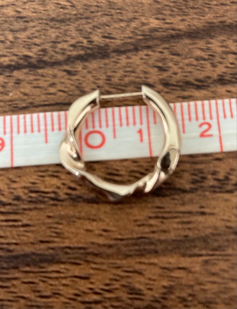 ete ハグピアス ツイストフープピアス MPG ミストピンクゴールド