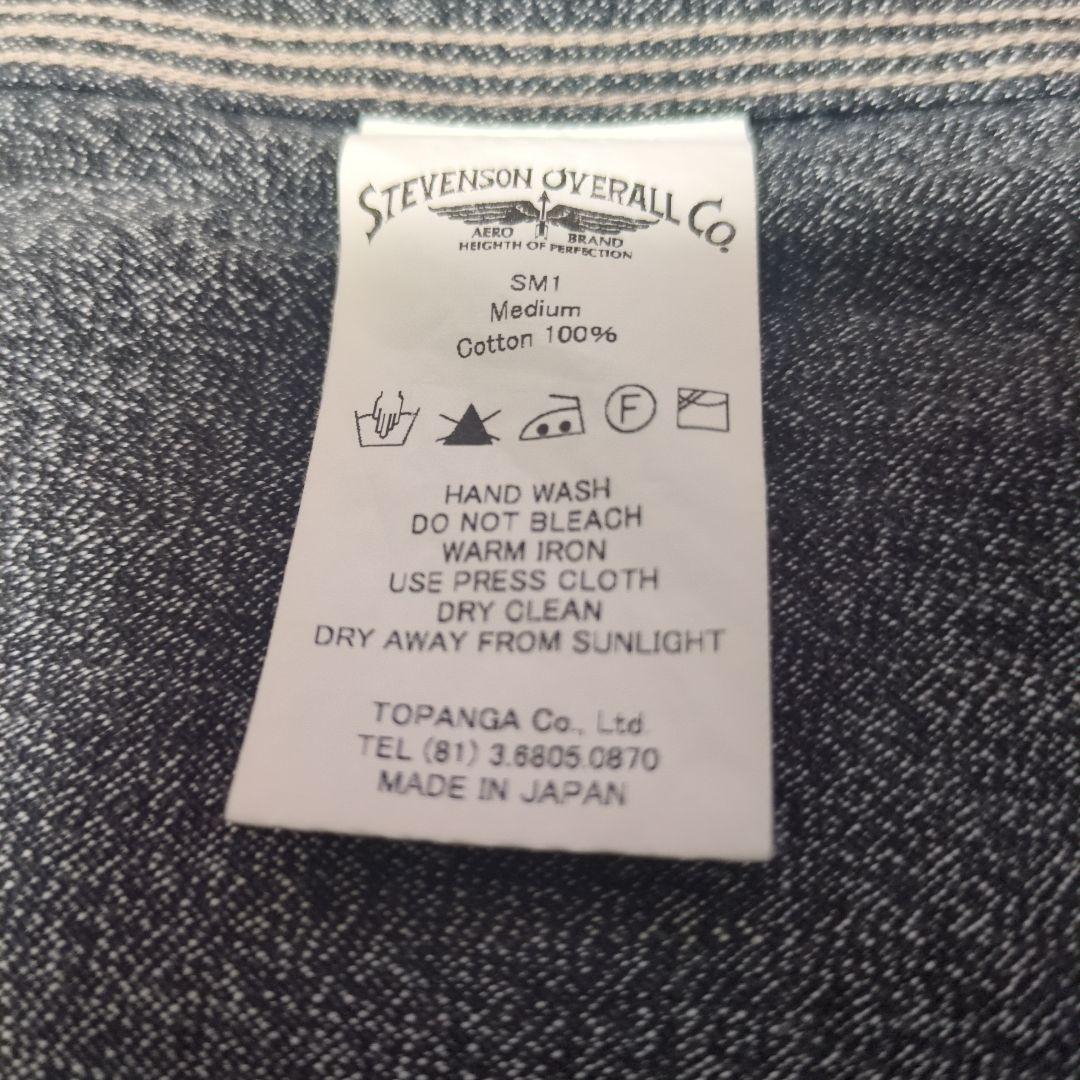 STEVENSON OVERALL CO.ごま塩ワークシャツM