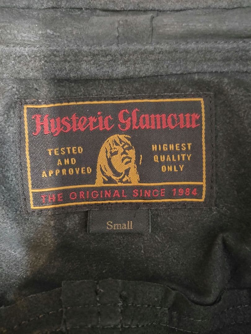 ★ ヒステリックグラマー　山羊革　本革　ジップ　レザー　ライダース　ジャケット