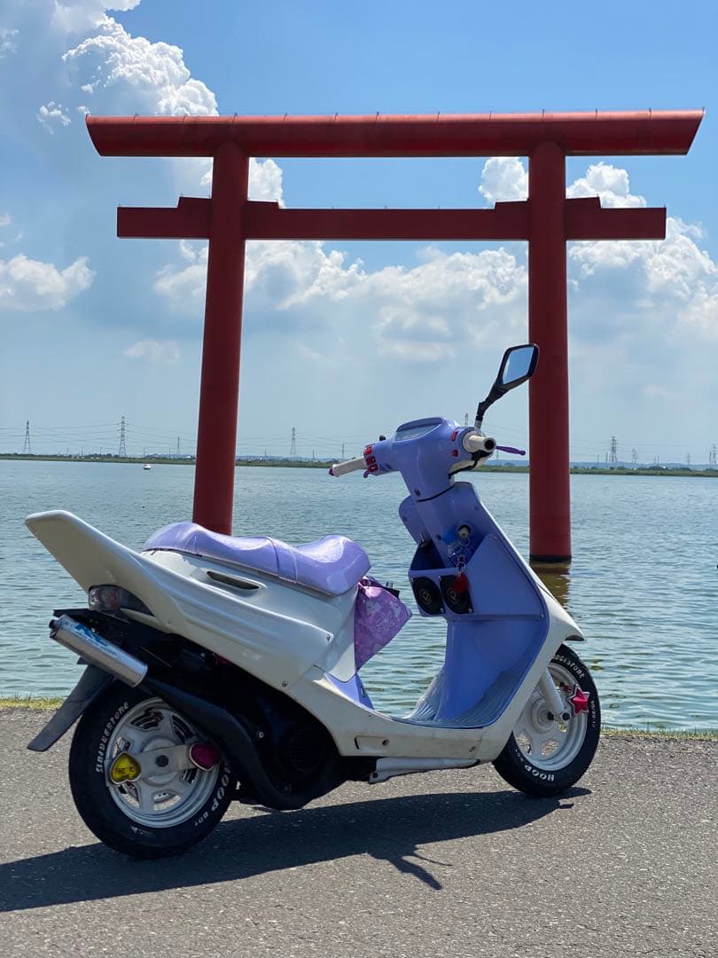 初期型/AF18/AF25ディオ用三連ダクト入りロングリアテールカウル