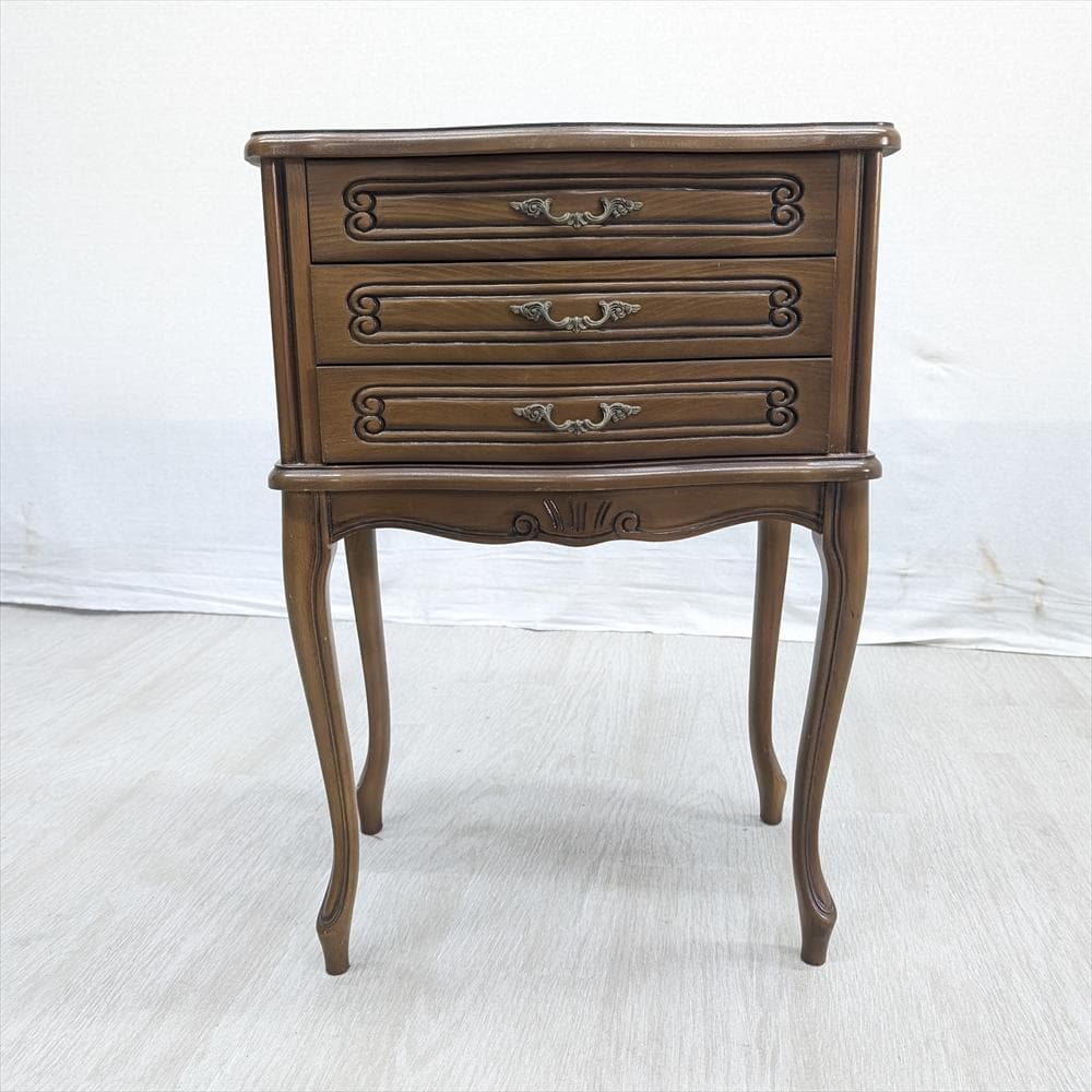 猫脚　リビングチェスト　コンソール　飾台　ナイトテーブル　サイドチェスト　タンス