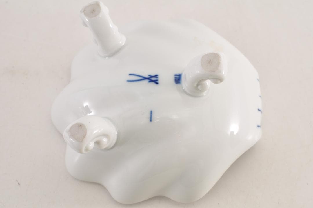 美品 MEISSEN マイセン ブルーオニオン 小皿