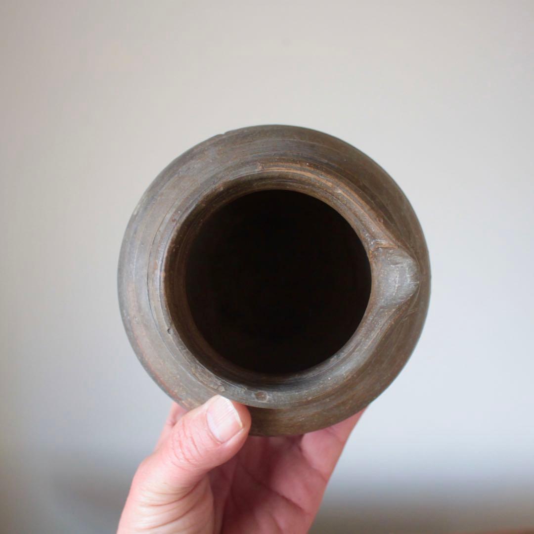 古備前 雀口 小壺 古美術 古道具 アンティーク 種壺 桃山〜江戸初