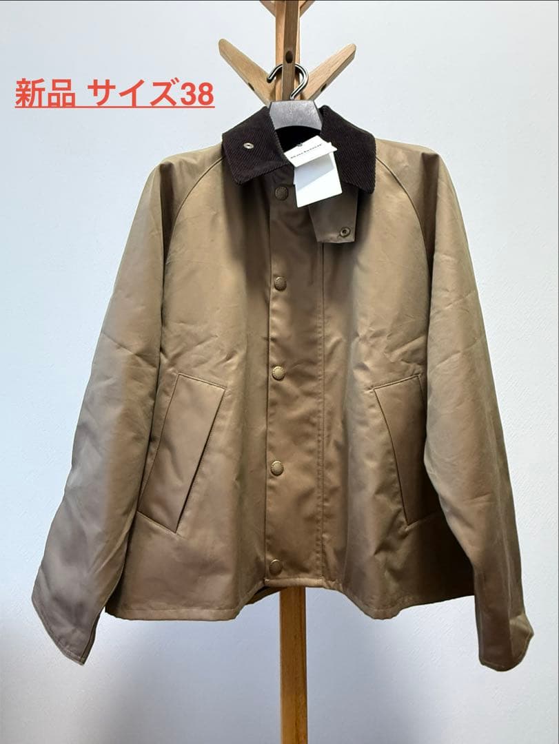 専用です 新品 別注Barbour トランスポート ノンオイル サイズ38