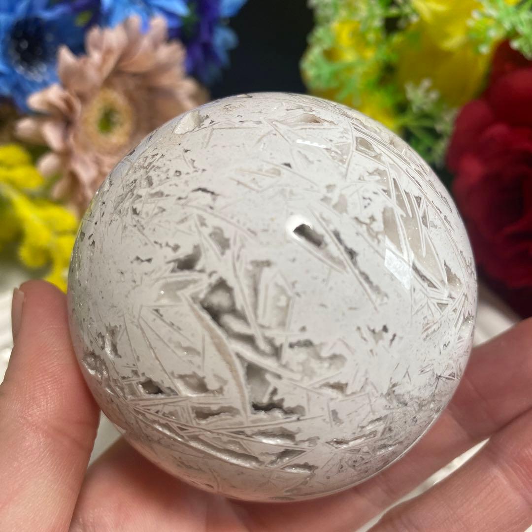 ホワイト メキシカンクレイジーアゲート ①