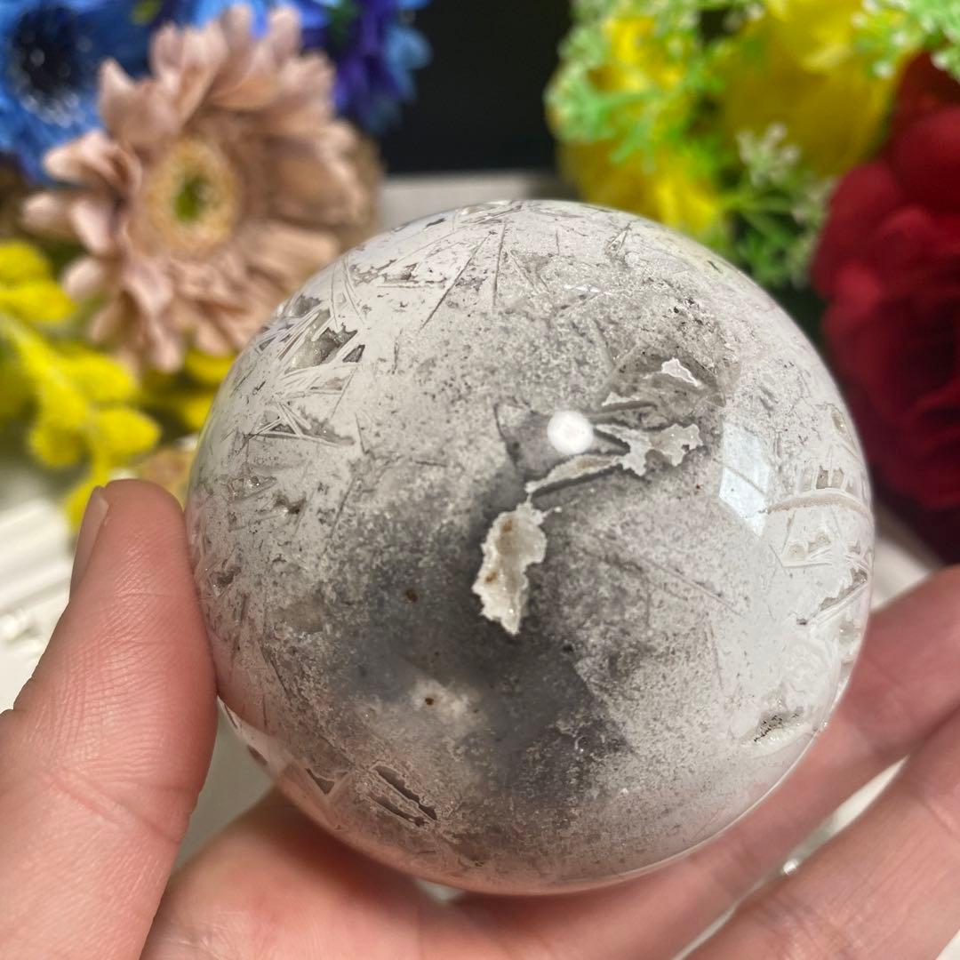 ホワイト メキシカンクレイジーアゲート ①