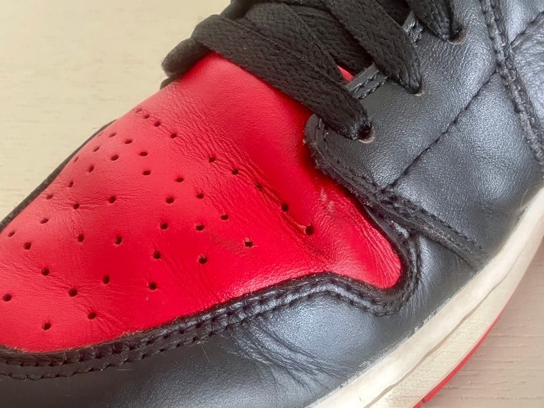 リペア洗浄済！ナイキ エアジョーダン1ブレッド2001ソール交換済28㎝