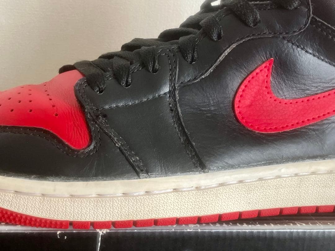 リペア洗浄済！ナイキ エアジョーダン1ブレッド2001ソール交換済28㎝