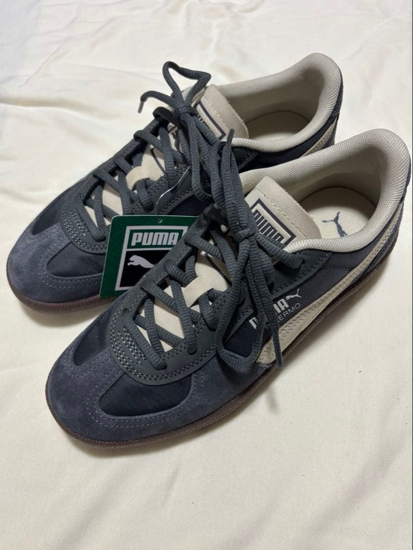 PUMA PALERMO POP グレー 24.0cm