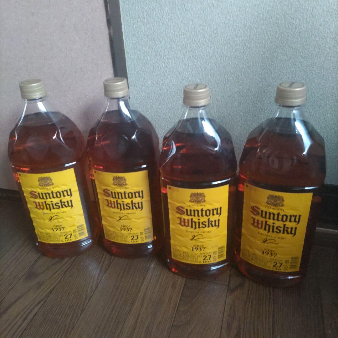 サントリーウイスキー 2.7リットル　４本