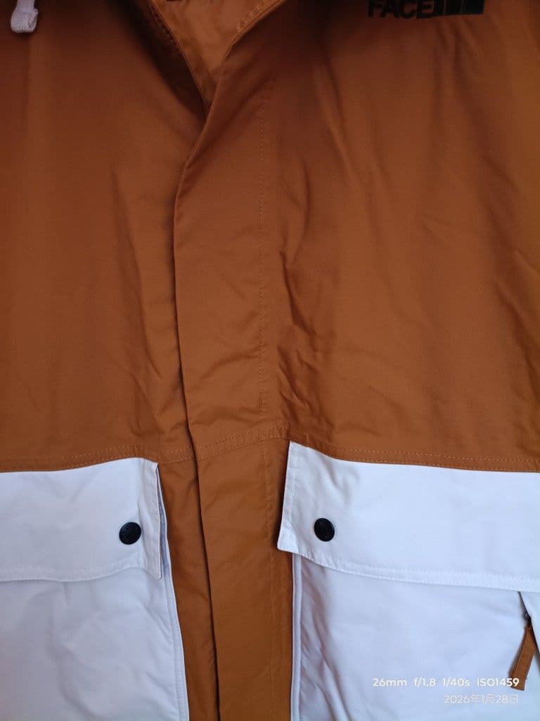 T*様 THE NORTH FACE マウンテンパーカー 茶/白 サイズUS：Ｌ